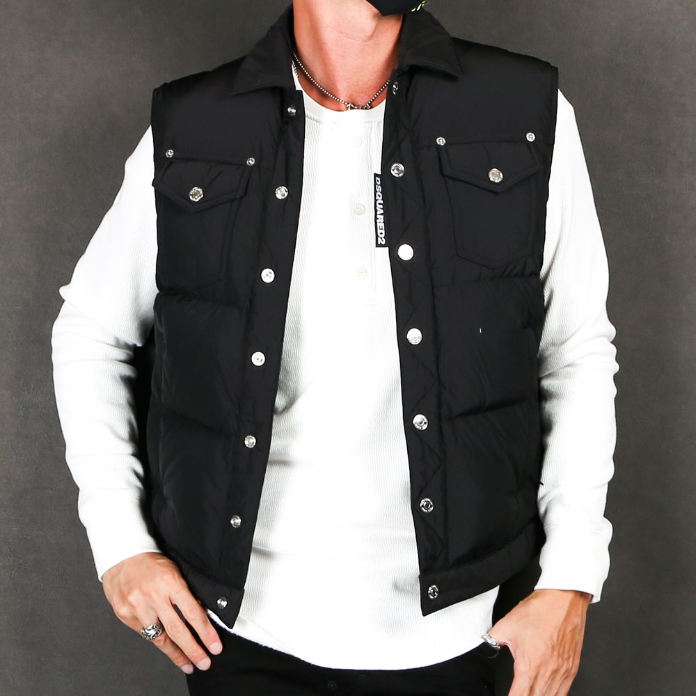 DSQUARED2 - 【ラスト1点-サイズ44】 Nylon Down Vest / ダウン