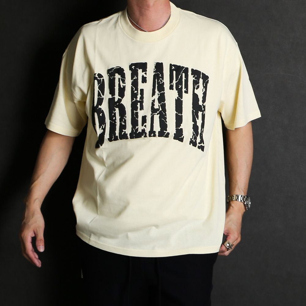 BREATH - CRACK LOGO TEE / クラックプリント Tシャツ / BR23SS-T7005