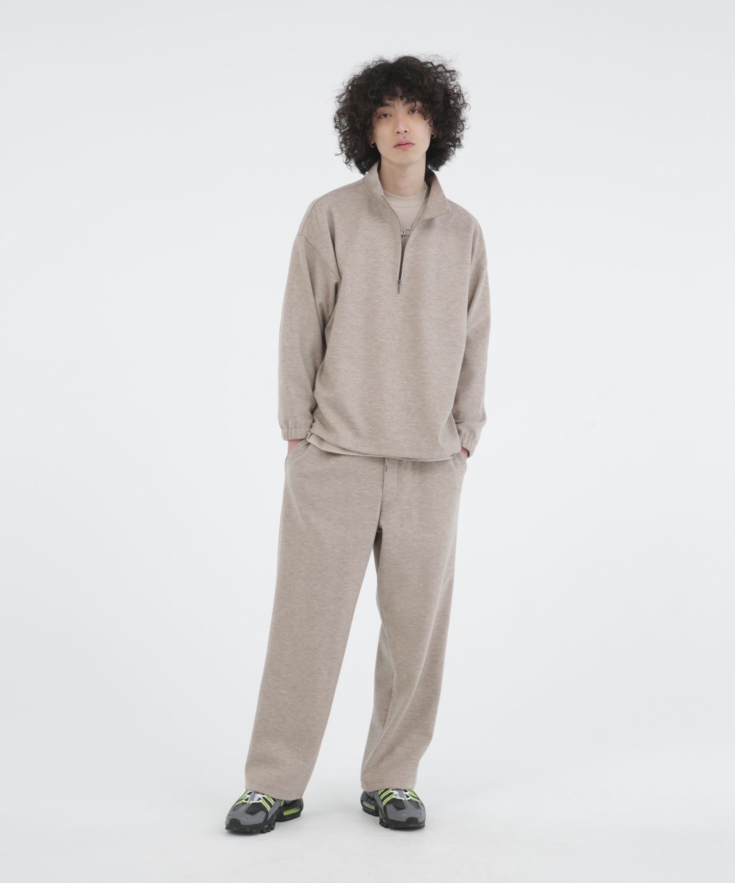 DOUBLE FACE JERSEY HALF ZIP / ハーフジップ プルオーバー / 178204