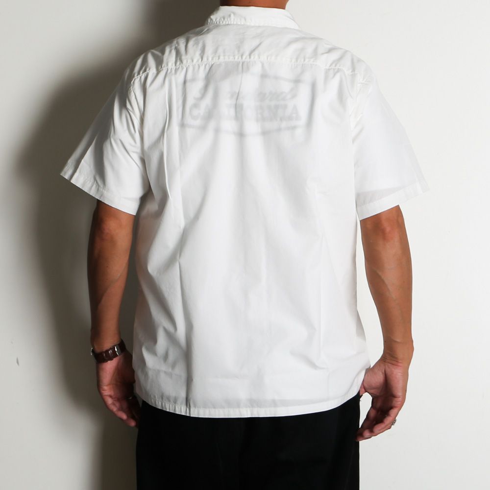 SD Dress Work Shirt SS - White / ワークシャツ / SHOSD220