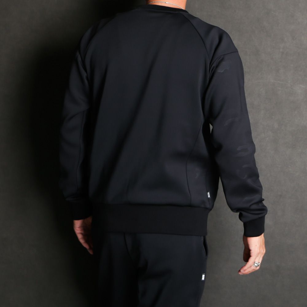 SY32 by SWEET YEARS - DOUBLE KNIT EMBOSS CAMO SHIELD P/O CRW