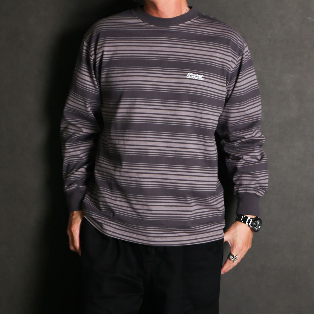 SD Heavyweight Border LS T / ボーダー Tシャツ / TSOLB170
