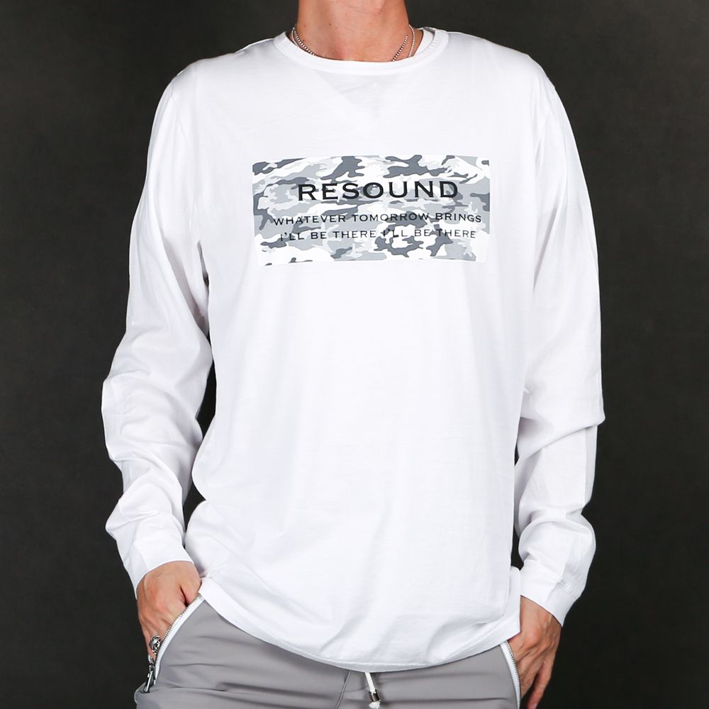 camouflage BOX ROGO LONG TEE / ボックスロゴ ロングスリーブTシャツ / RC17-T-002