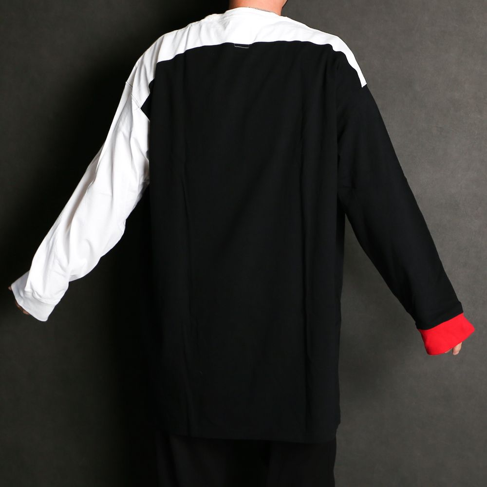MICKEY ASYMMETRIC LONG SLEEVE TEE / Tシャツ / MIMI-TEE-U06