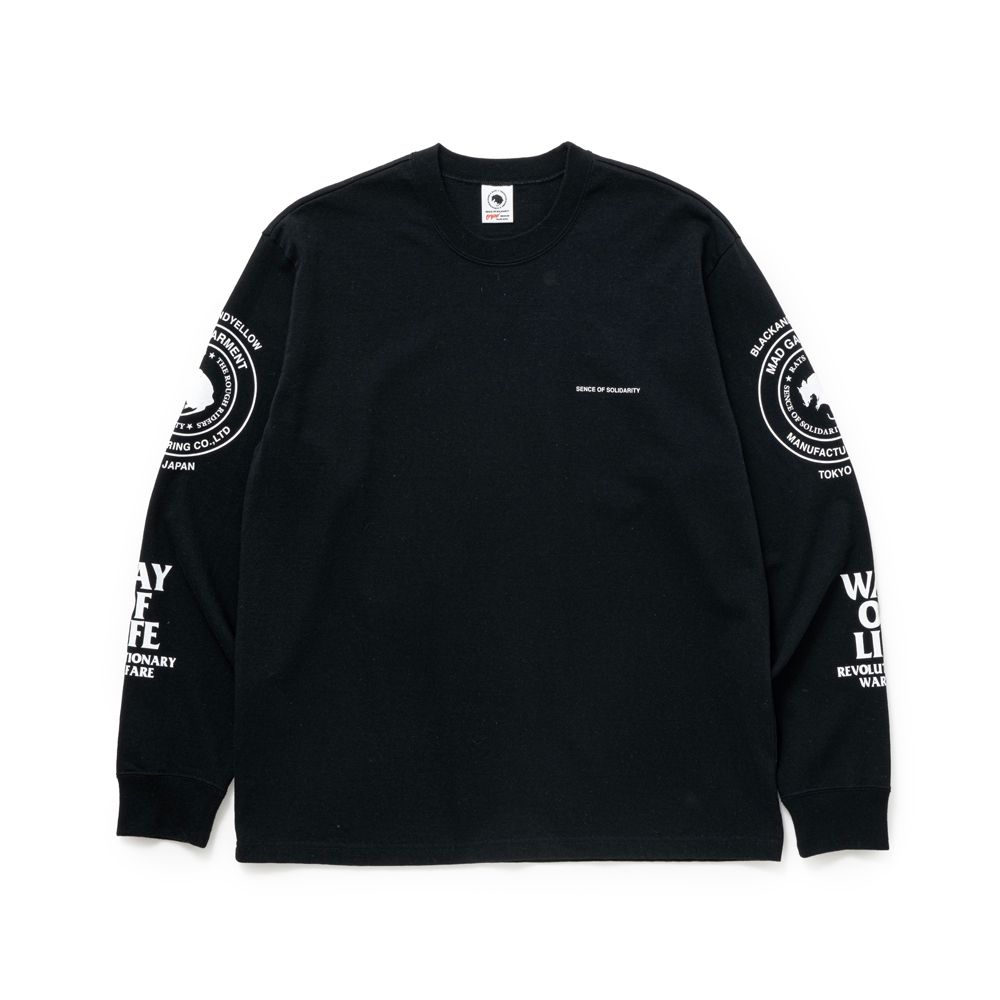 ひ*ち様 最終値下げ!RATS ロンT RATS - TWO WHEEL L/S TEE - BLACK / ロングスリーブ Tシャツ