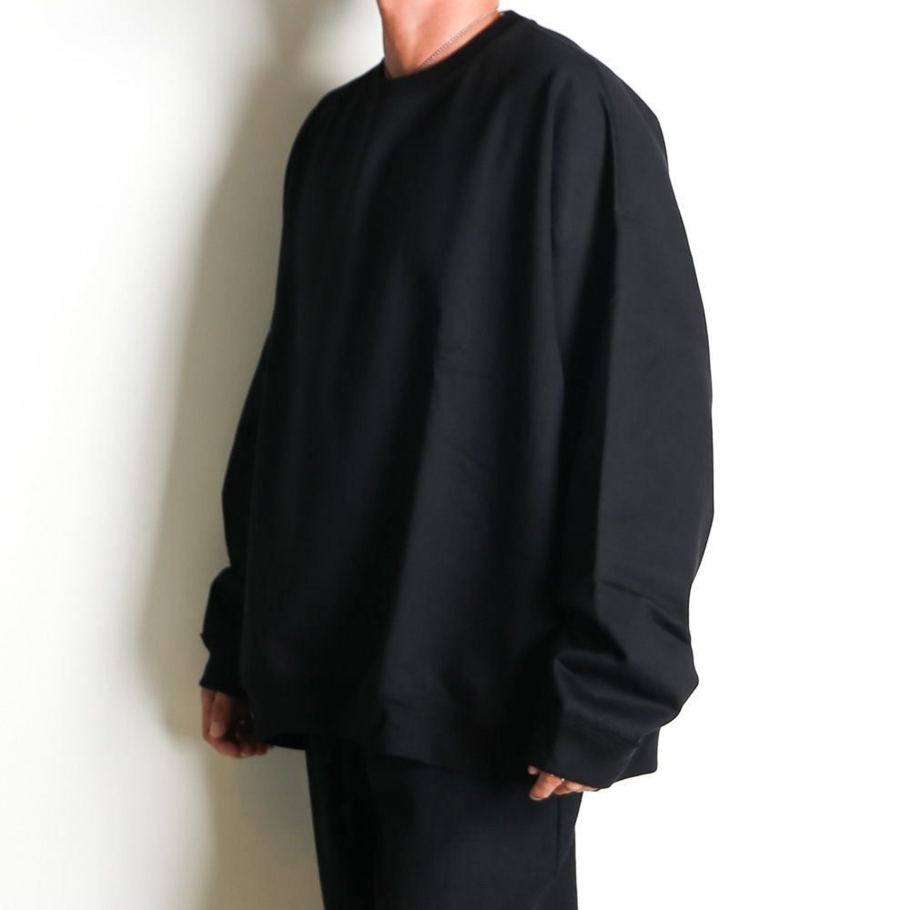 MARKAWARE - HUGE SWEAT - BLACK / オーガニックコットンヘビー