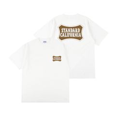 SD Heavyweight Basic Shield Logo T - White / Tシャツ / TSOAG100