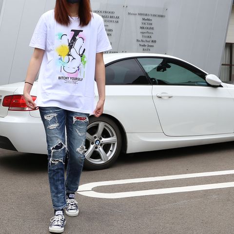 NO COMMENT PARIS×TMT(女性モデル173cm)