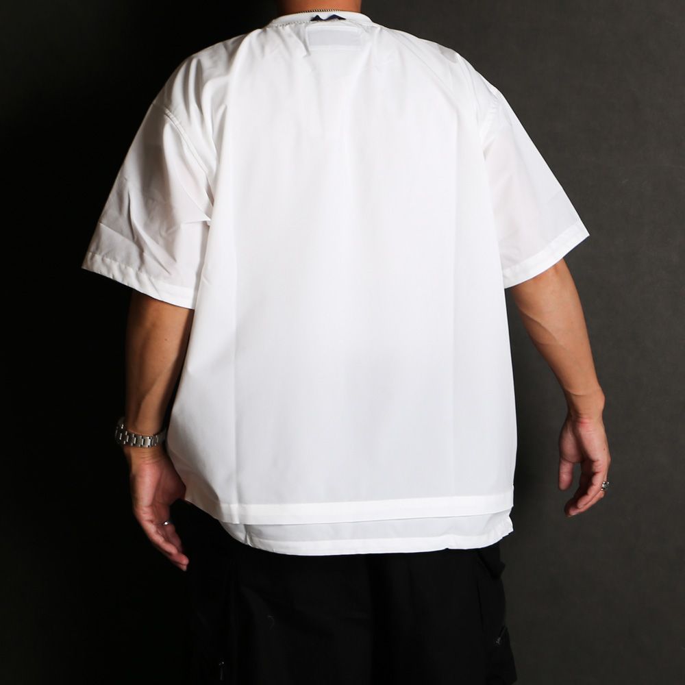 THE DEFORMED S/S PULLOVER WITH UTILITY POCKETS - WHITE / 2501006