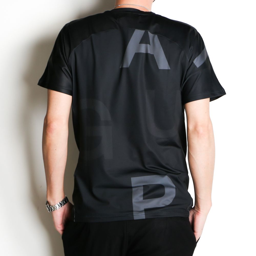 Rash guard S/S / ランダムロゴ ラッシュガードTシャツ / UST-21012