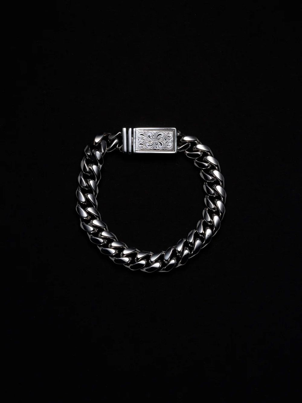 Engraved Box Clasp Bracelet / ブレスレット / RX-618-1