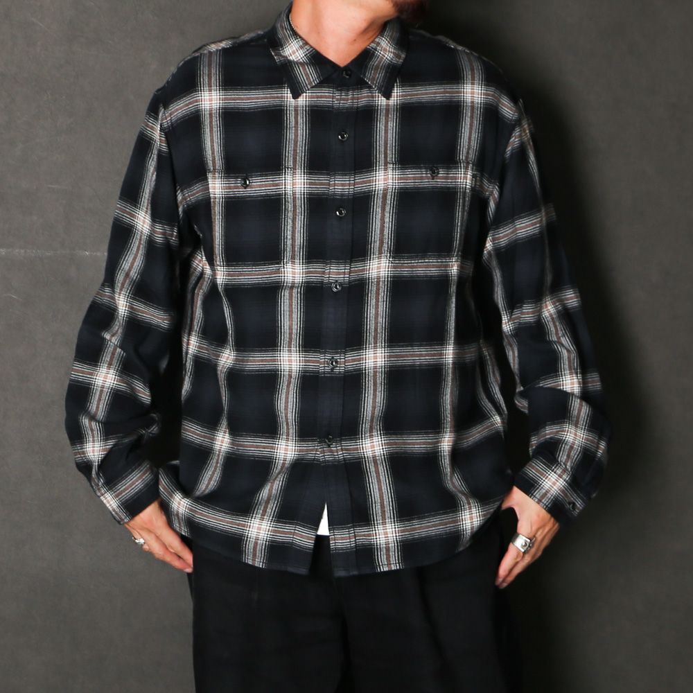COTTON RAYON CHECK SHIRT / コットンレーヨンチェックシャツ / 26'RS-0806