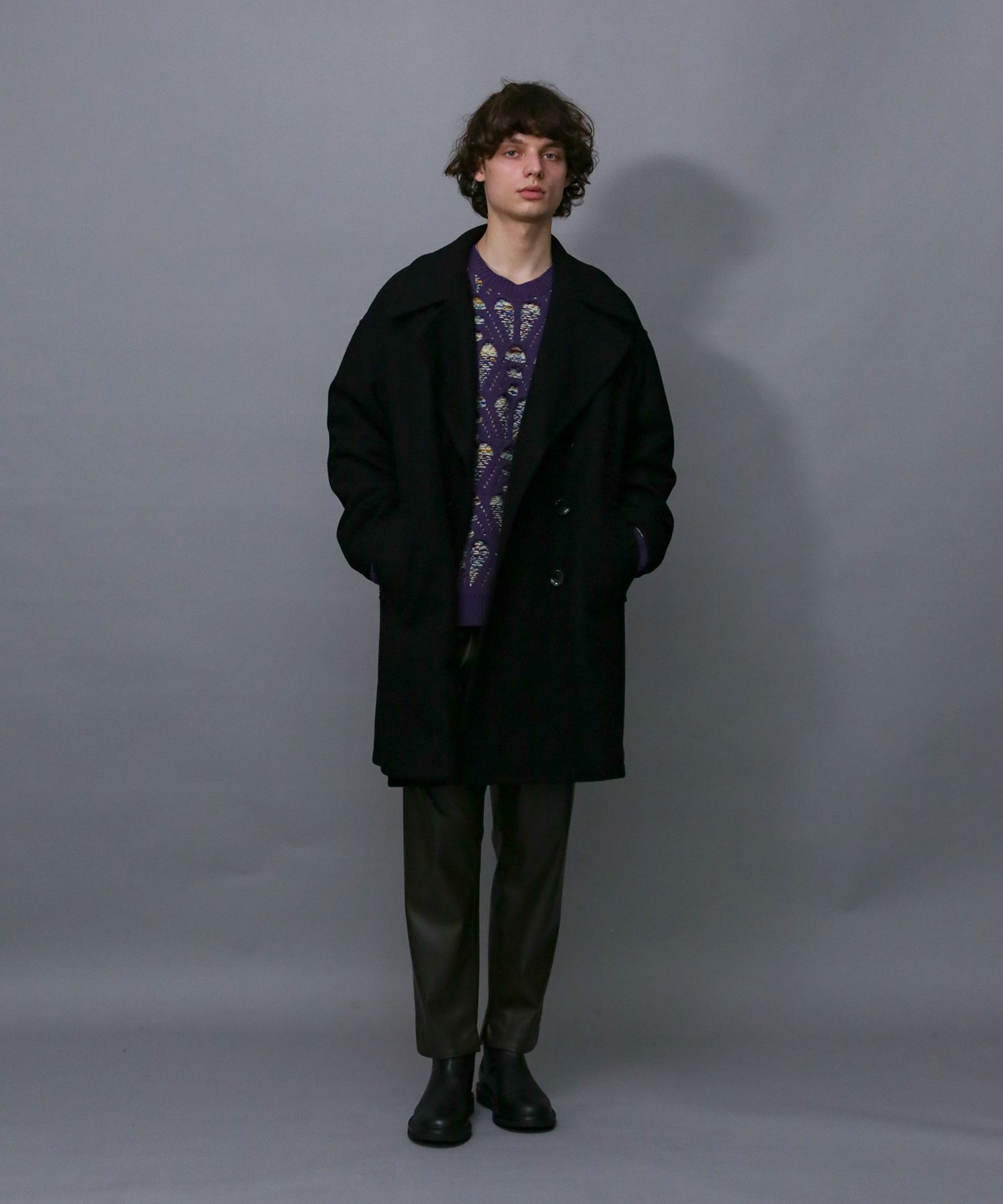 Iroquois - MELTON OVERSIZE P-COAT / メルトン オーバーサイズ ...