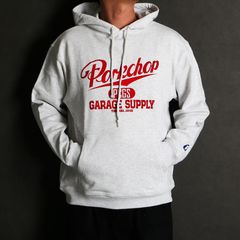 SCRIPT COLLEGE HOODIE - ASH / プルオーバーパーカー