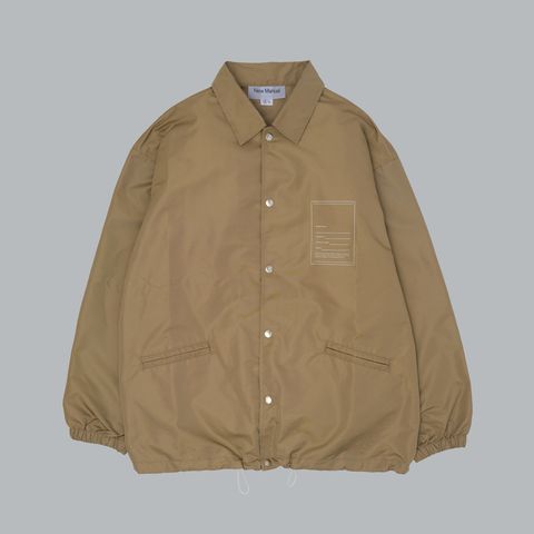 COACH JACKET - BEG / コーチジャケット / 2026SS-JK2-YT