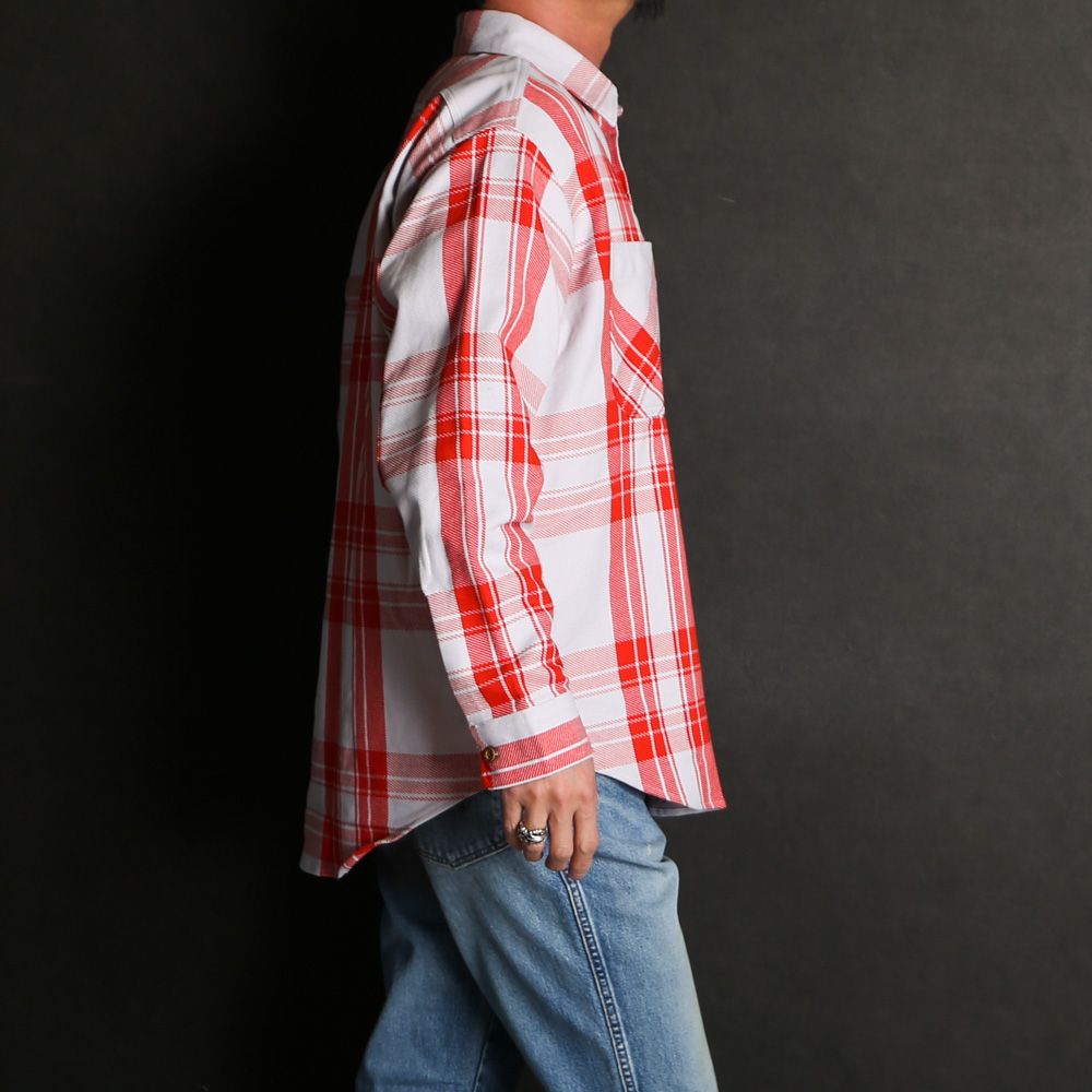 × BIG MAC / SHIRT - GRY CHECK / 2241-SH27-012 peg