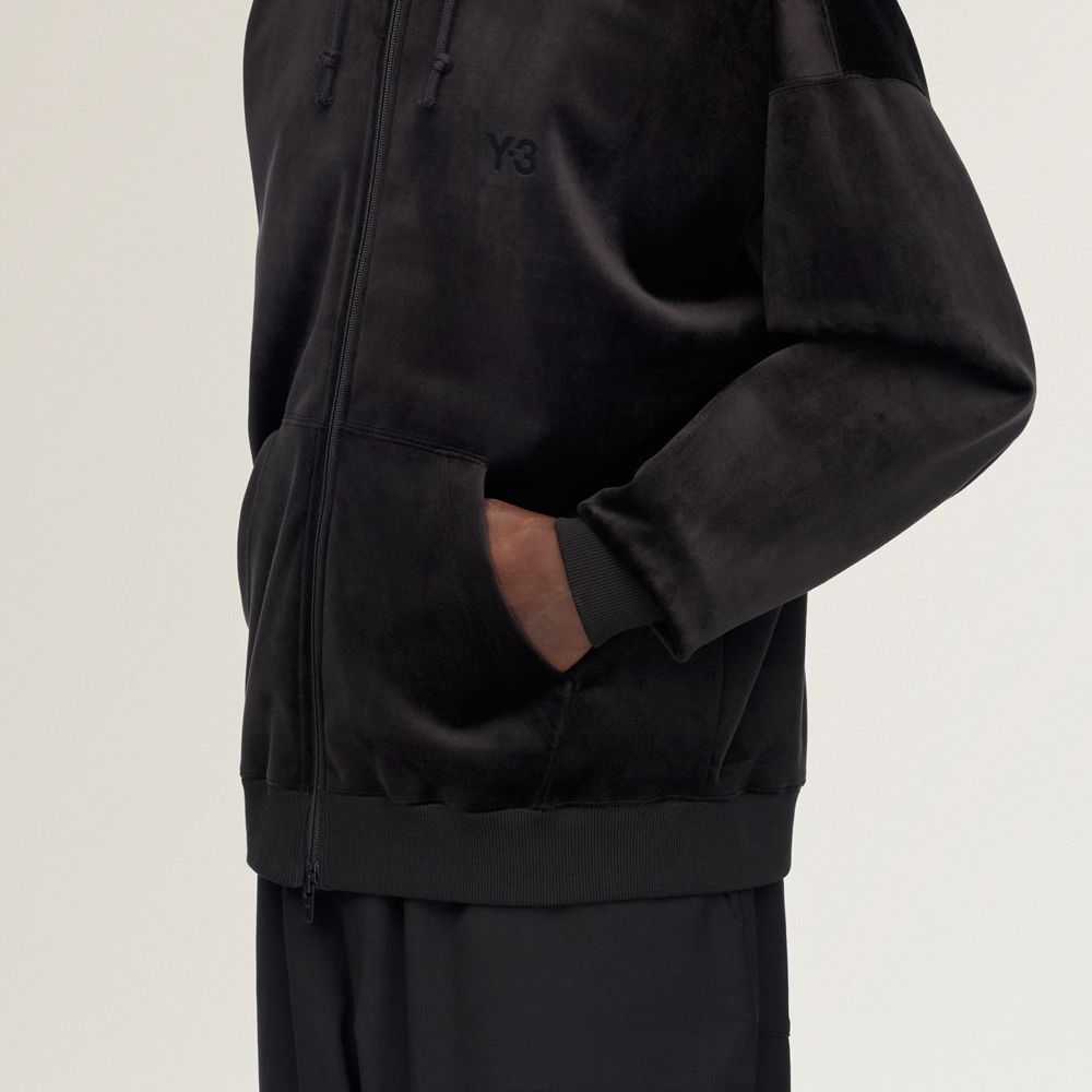 U VELVET ZIP HOODIE / ジップアップ パーカー / IA4371
