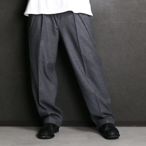 WIDE WOOL PANTS / ワイドスラックス / VTM-20-P-122
