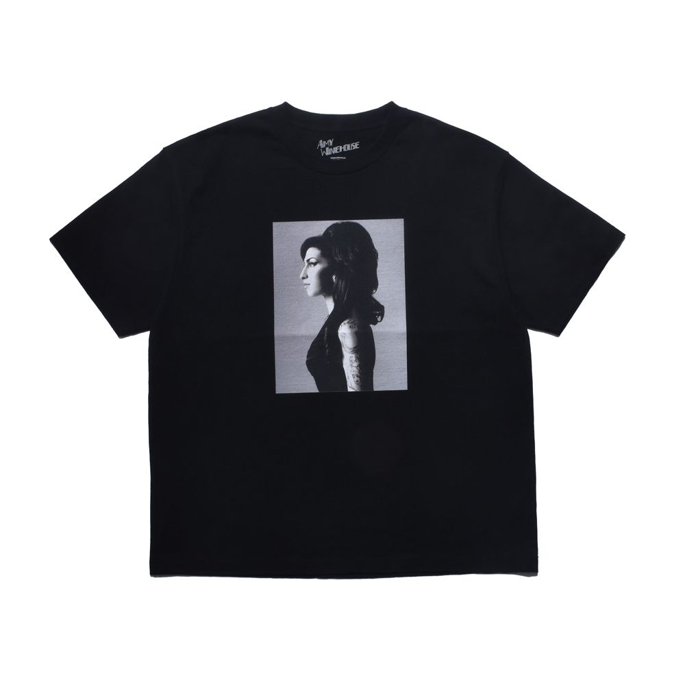 Amy Winehouse "Profile" Photo S/S Tee - BLK / MND-AMW001