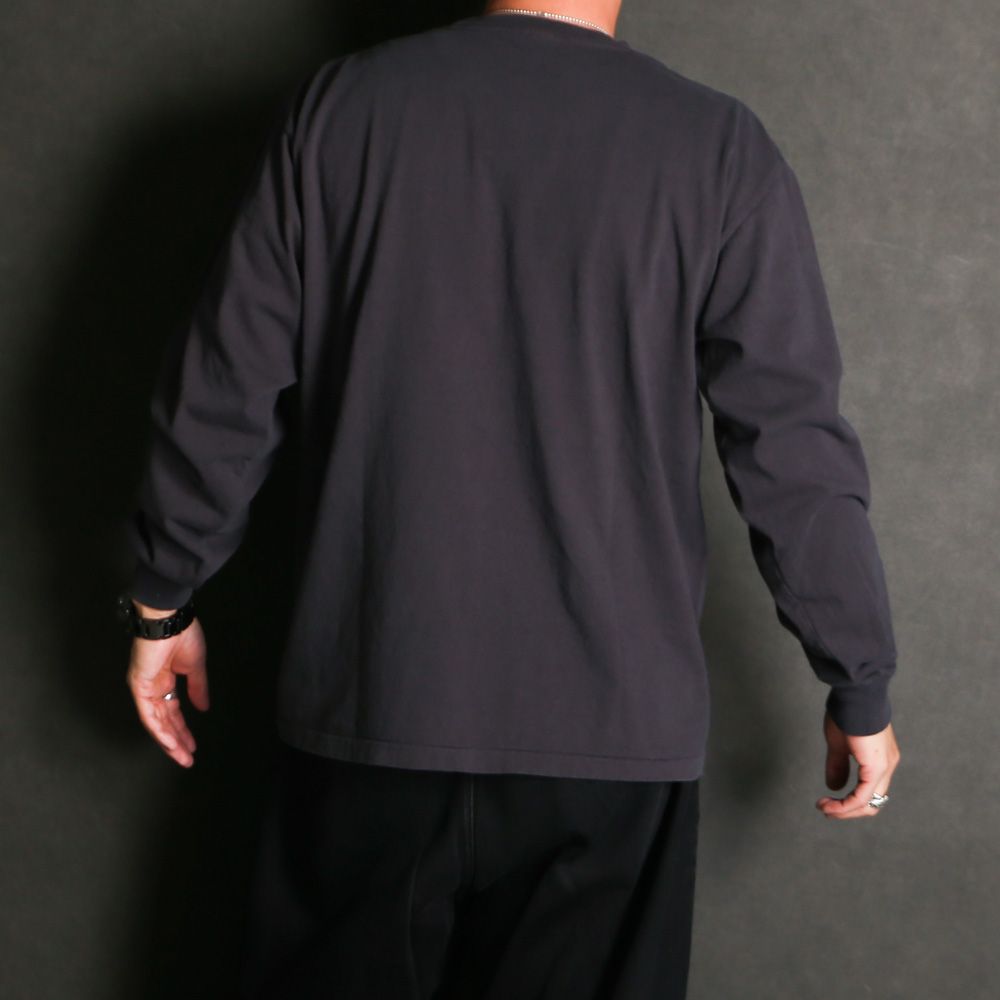 SD US Cotton Logo LS T - BLACK / Tシャツ / TSOLD120