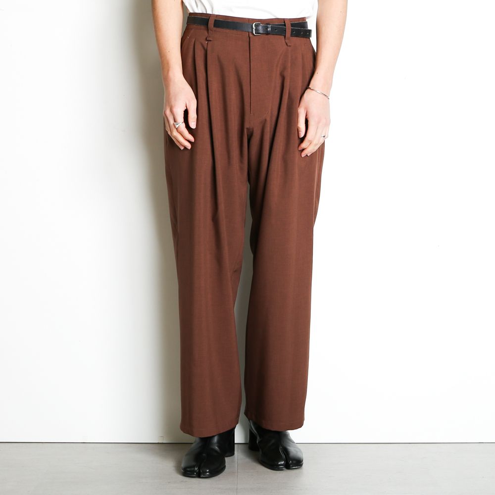 REFLAX WEATHER CLOTH WIDE PT / 2タックワイドパンツ / 479103