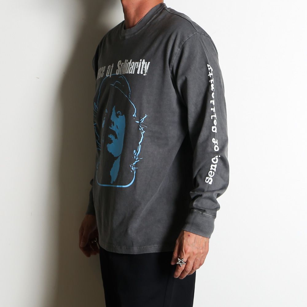 PIGMENT DYED L/S TEE - BLUE / ロングスリーブ Tシャツ / 26'RTC-0301