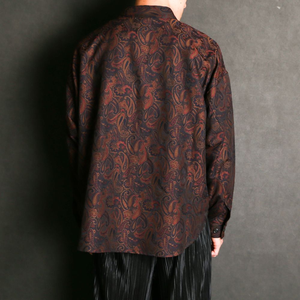 superNova. - Big shirt jacket 壱 - Paisley jacquard / シャツ