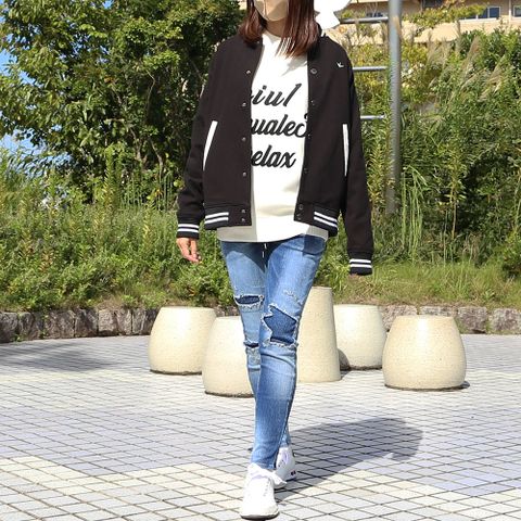 【1PIU1UGUALE3 RELAX】【RESOUND CLOTHING】【Maison MIHARA YASUHIRO】 コーディネート(女性モデル166cm)