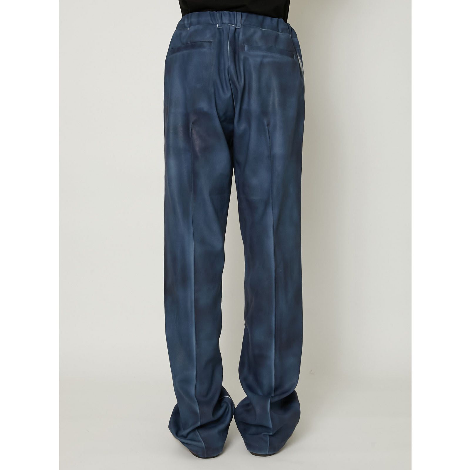 "LEATHER COATING JERSEY" EASY TROUSERS / トラウザー / TA24SS-PT091