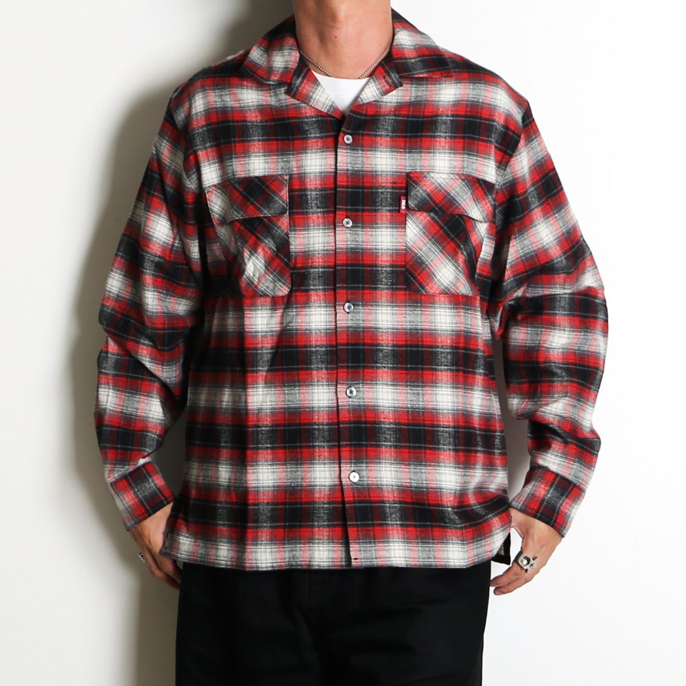 Check L/S Shirt (26aw) - Red / チェックシャツ / HS-080326