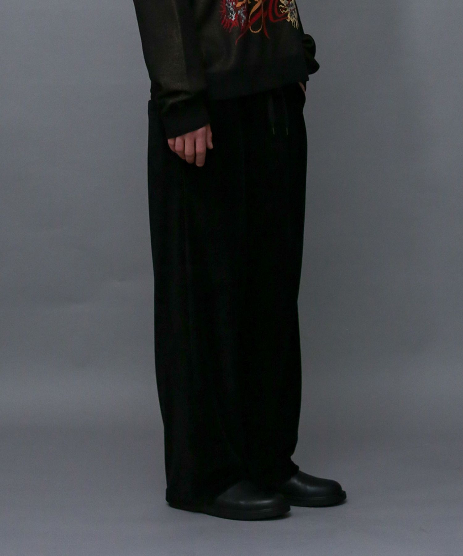 CUT CORDUROY EASY PT / コーデュロイ風 イージーパンツ / 479209