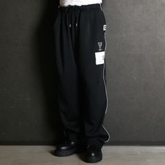 Amateur Sewn Like Track Pants - BLACK / アマチュア ソーン ライク トラックパンツ / A16PT582