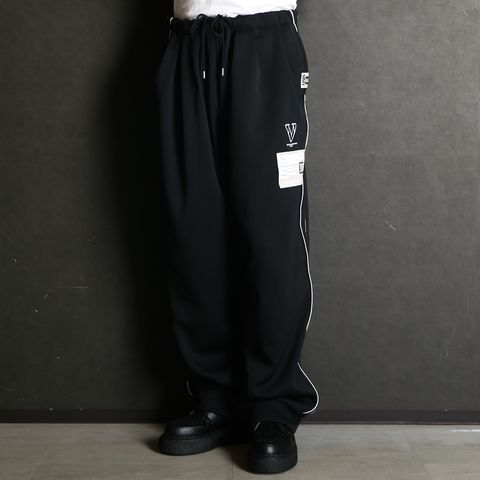 Amateur Sewn Track Pants - BLACK / トラックパンツ / A16PT582