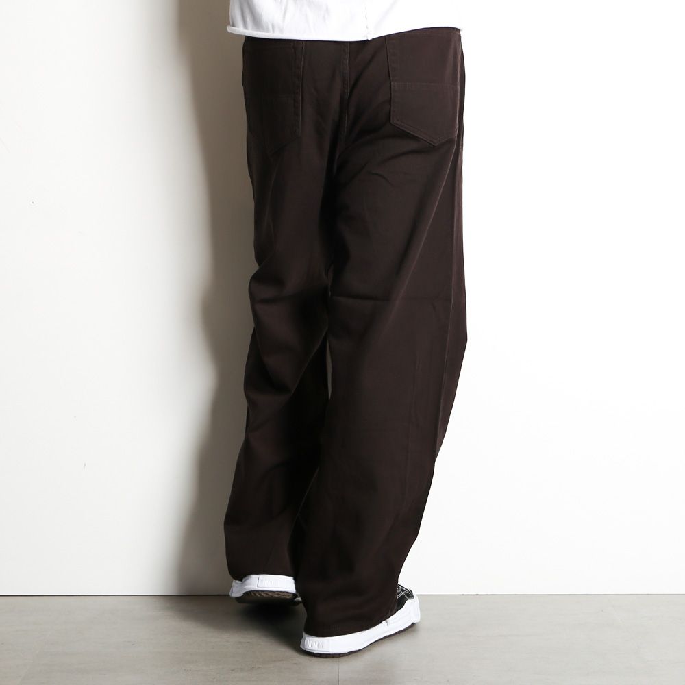 Katsuragi wide jeans / ワイドデニム - コットンドリルツイル / SNJ-39B