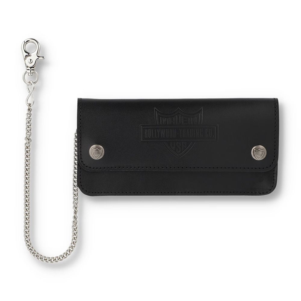 T-1 Wallet #Shield Biker Wallet W/Chain - Black / T-1 ウォレット / OTZWV500