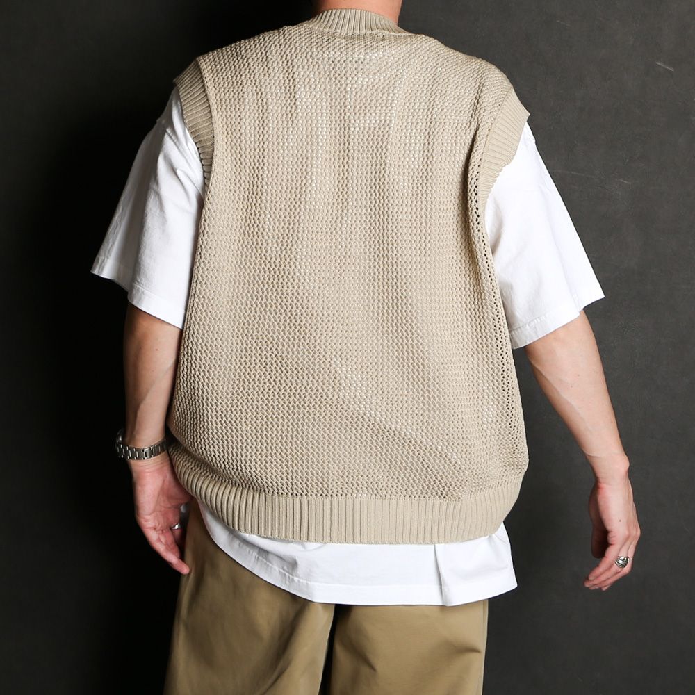 Iroquois - MESH MOLDED KNIT VS / メッシュ ニットベスト / 277109