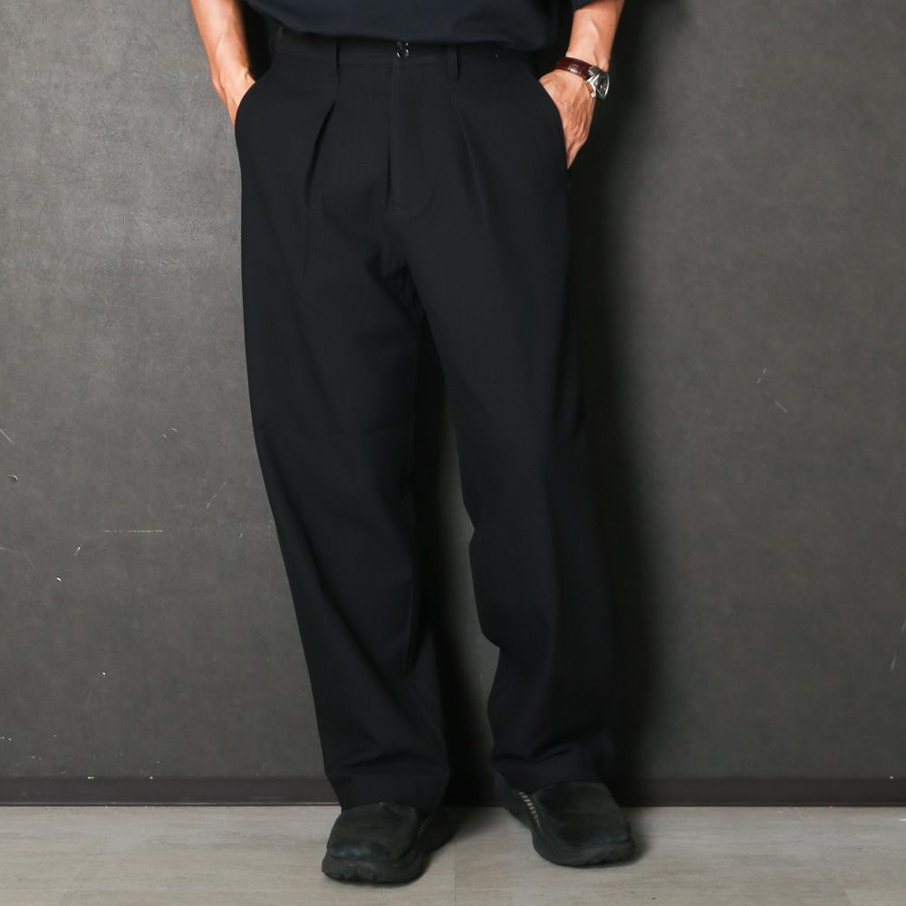 WARM SLACKS - BLACK / スラックス / VTM-26-P-118
