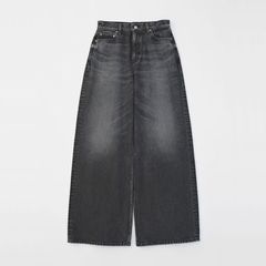 ×HAGUN / WIDE PIPE DENIM PANTS - BLACK / バギーシルエット デニムパンツ / VTM-25-P-103