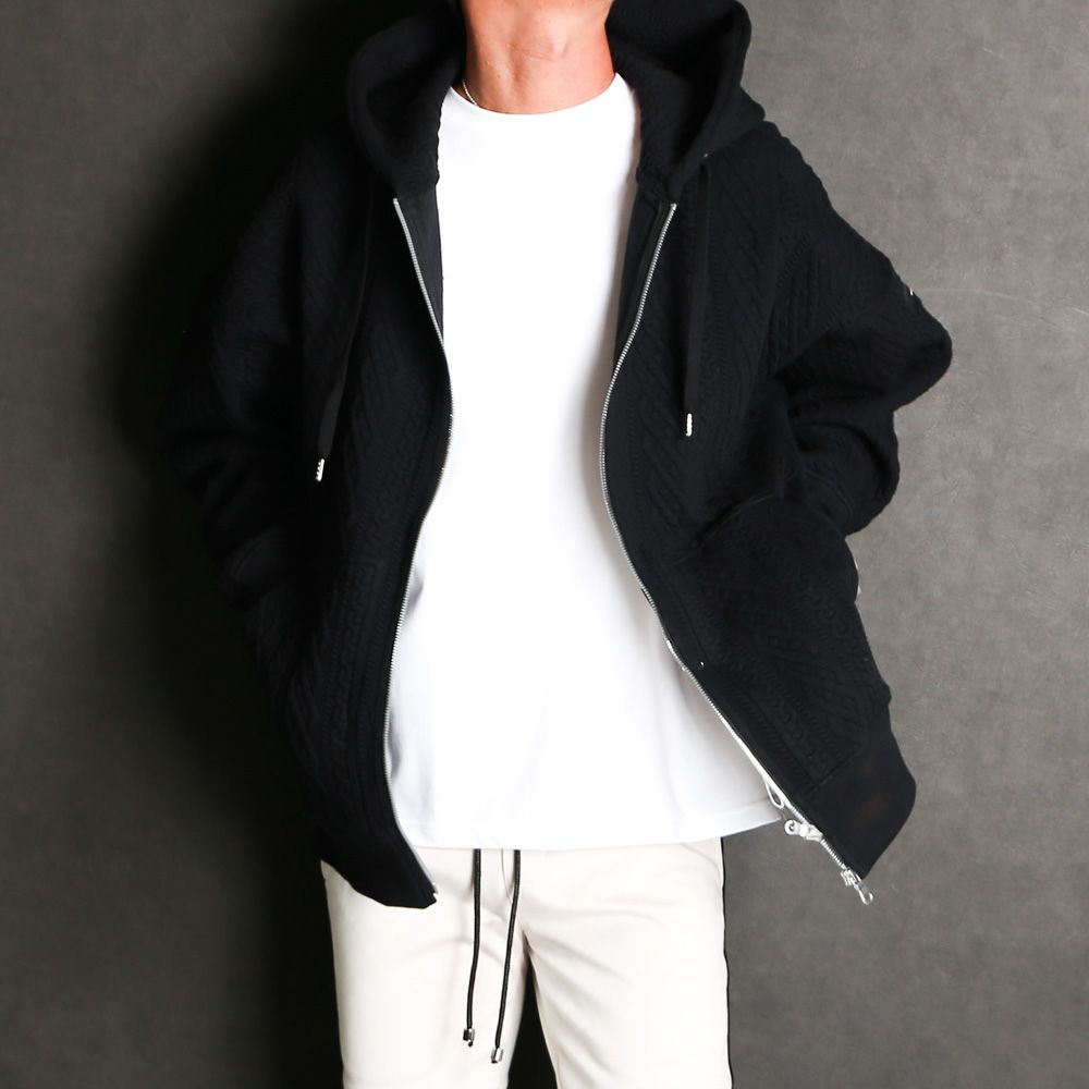 ROPE zip loose hoodie / ジップアップパーカー / RC29-C-004