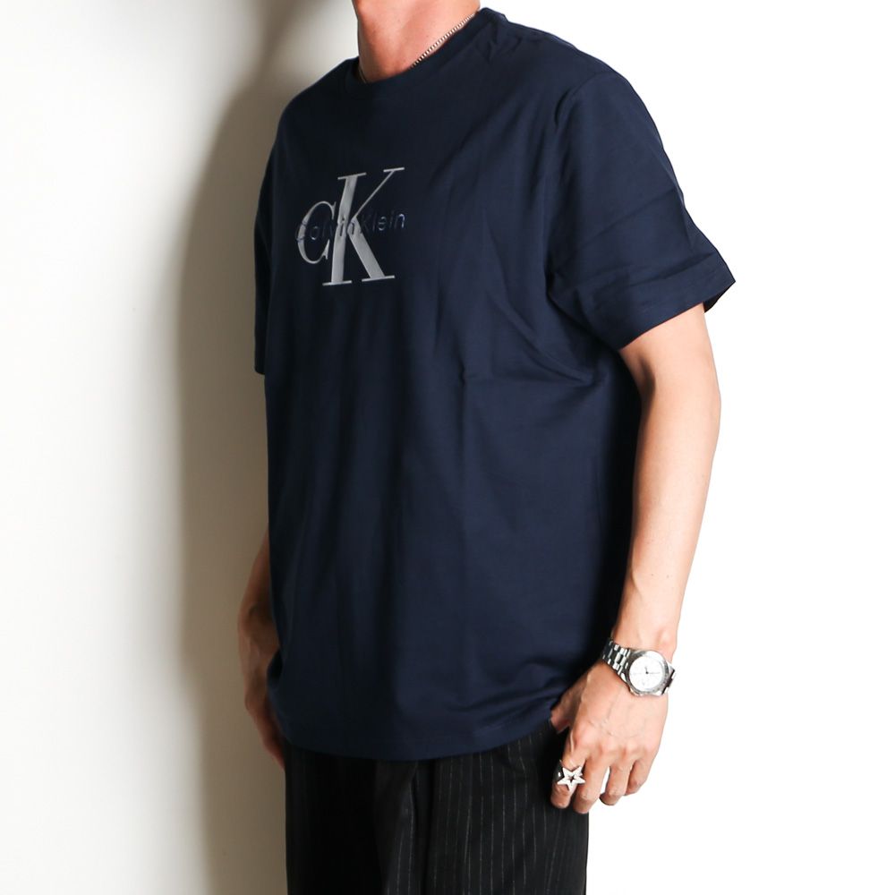 【 】Hero Monologo T-Shirt Tシャツ Calvin Klein Jeans - SS HERO MONOLOGO TEE - WHITE / Tシャツ