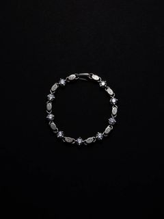 Engraved Cutstone Link Bracelet / ブレスレット / RX-617-1