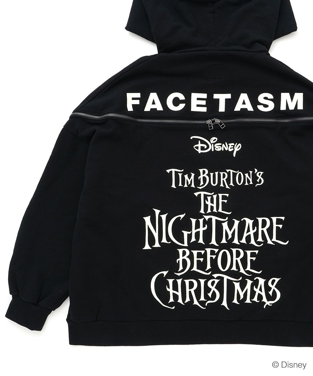 FACETASM - NIGHTMARE BEFORE CHRISTMAS ZIPPER HOODIE SANTA JACK