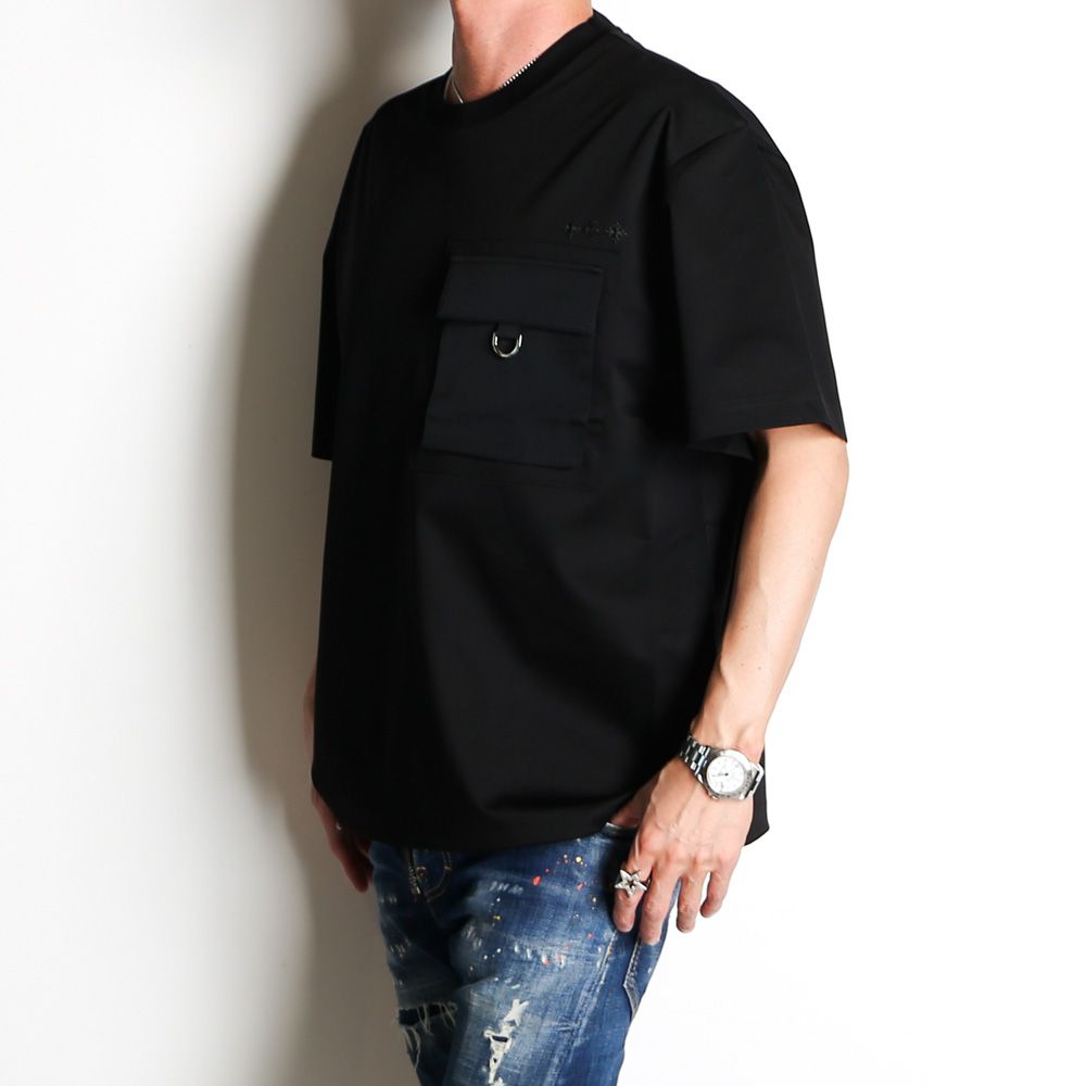 TATRAS - VENTO - ヴェント - BLACK / Tシャツ / MTLA24S8008-M