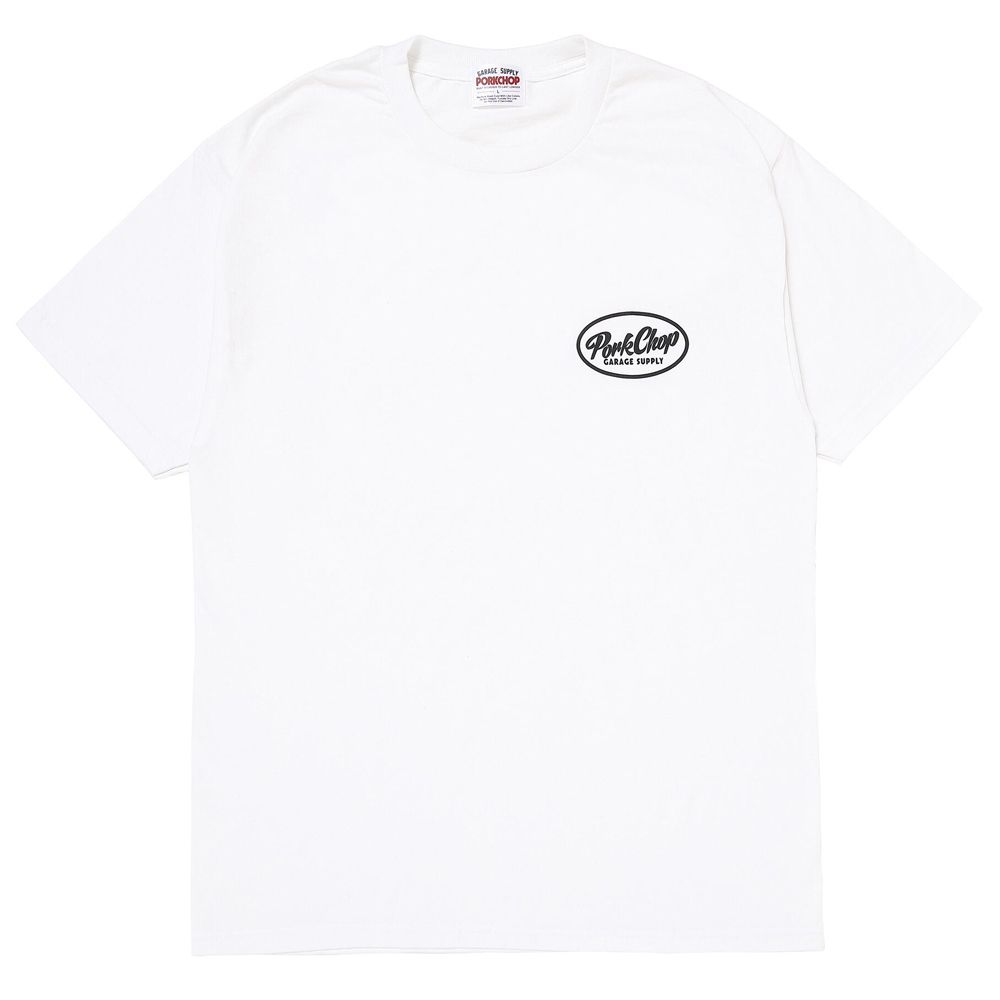 PORKCHOP - PCGS BLOCK TEE - WHITE / ショートスリーブTシャツ