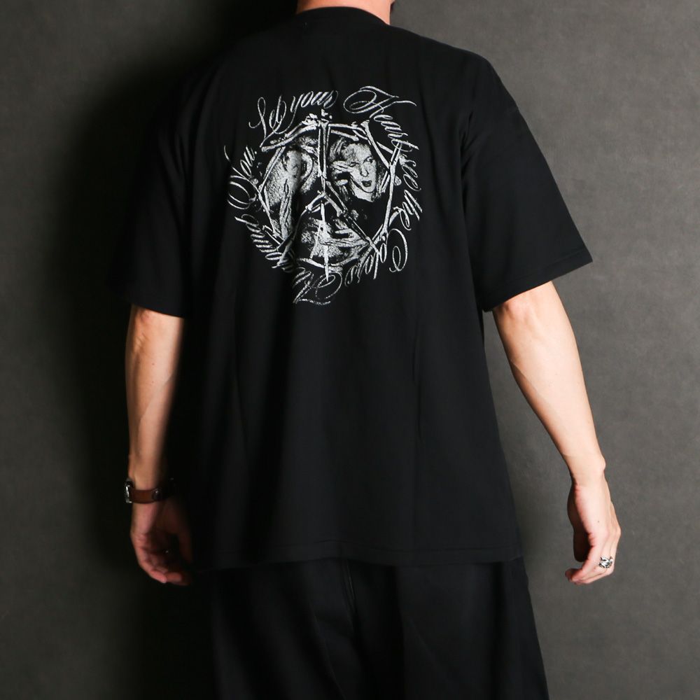 “SWEET SMILE” Tee T/C - BLACK / グラフィック Tシャツ / G16TS096