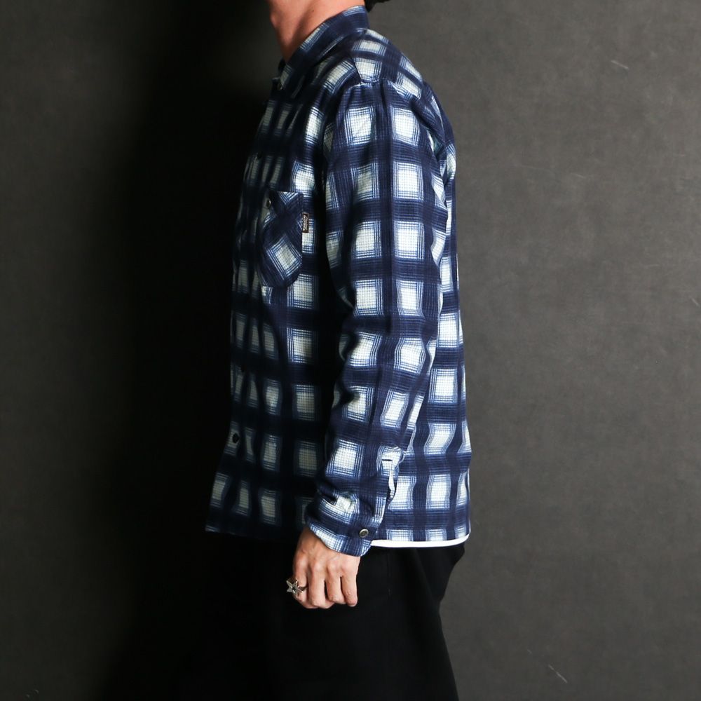SD Print Flannel Check Shirt / フランネルシャツ / SHOLC300