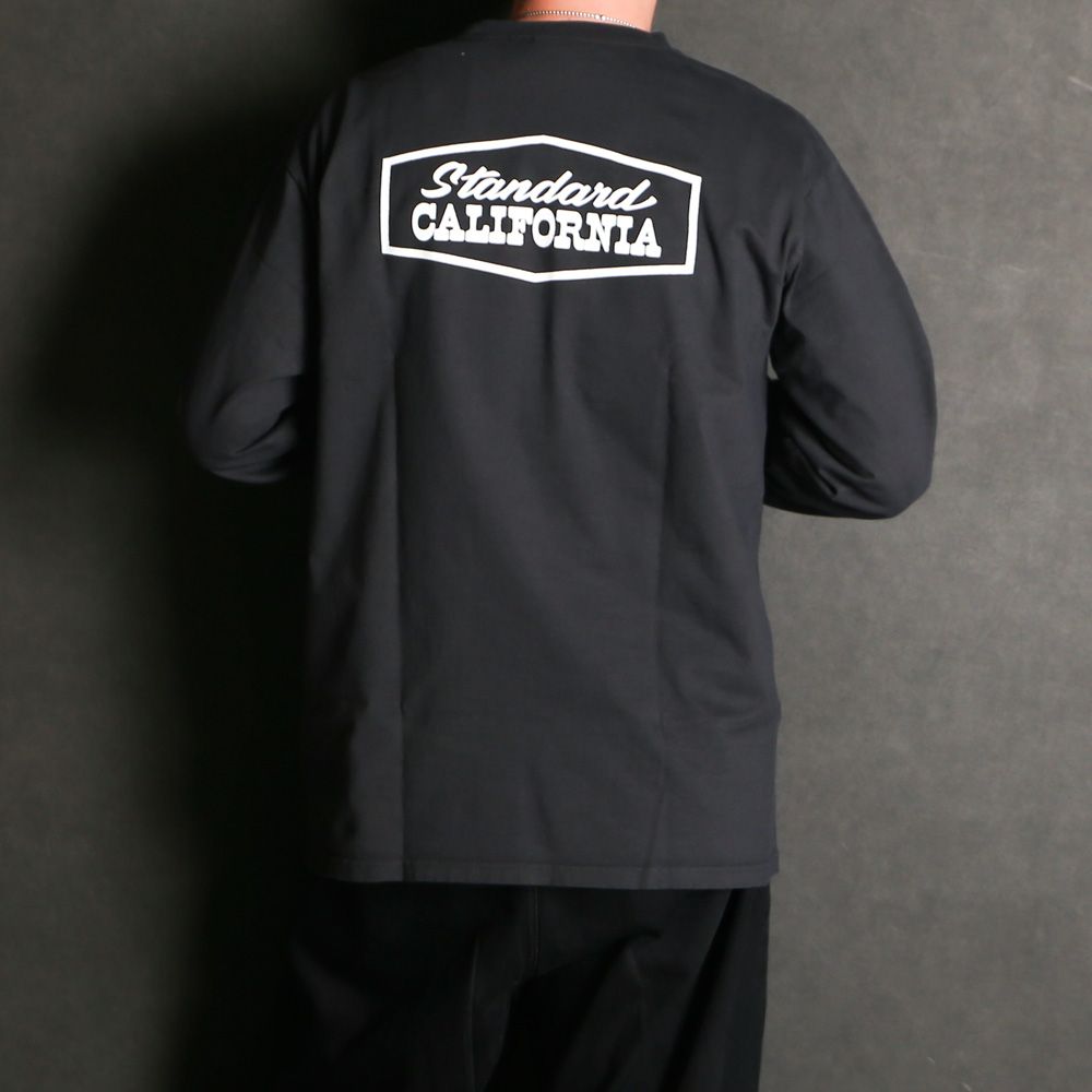 SD Heavyweight Stadium Logo Long Sleeve T - BLACK /  Tシャツ / TSOLB120