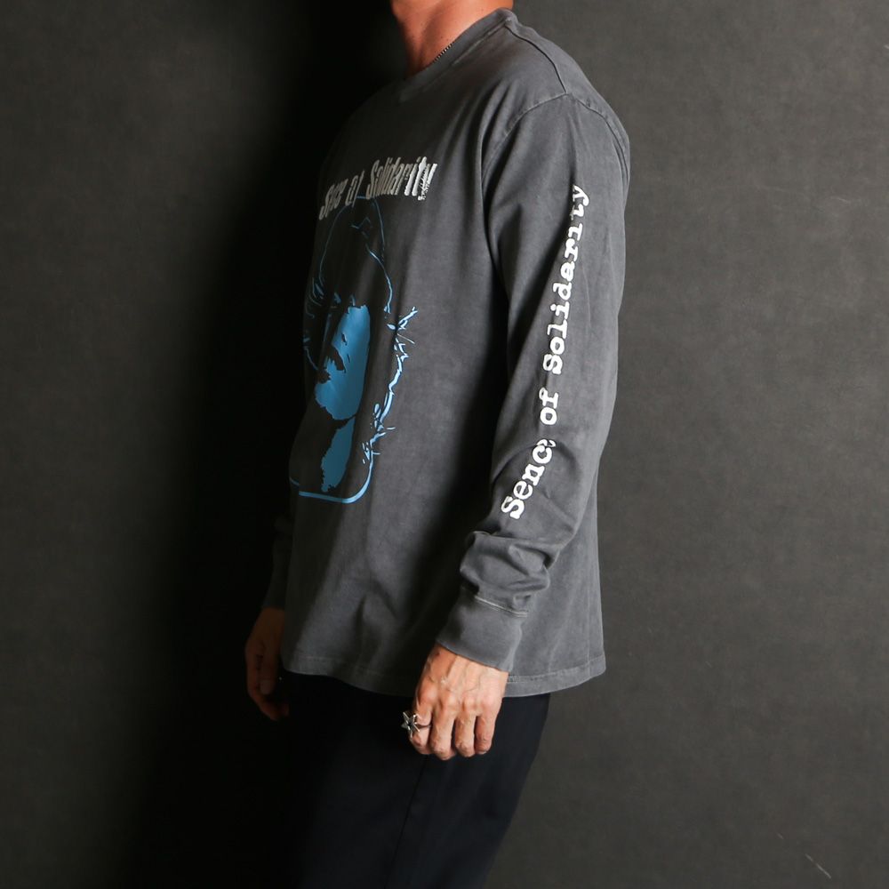 PIGMENT DYED L/S TEE - BLUE / ロングスリーブ Tシャツ / 26'RTC-0301
