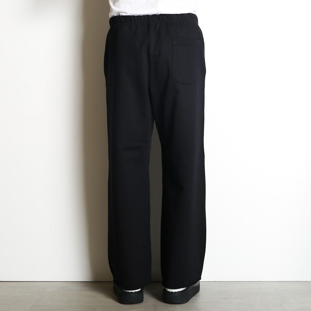 Wide Gym Pants - Black / オーガニックコットンヘビー吊裏毛 - ワイドジムパンツ / A26C13PT01C