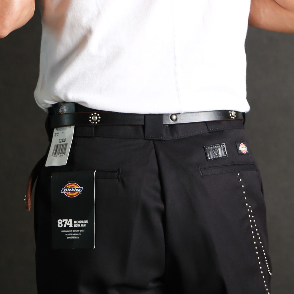 Belt #Flower Stone40 0.75 - Black / ベルト / BLZAU530